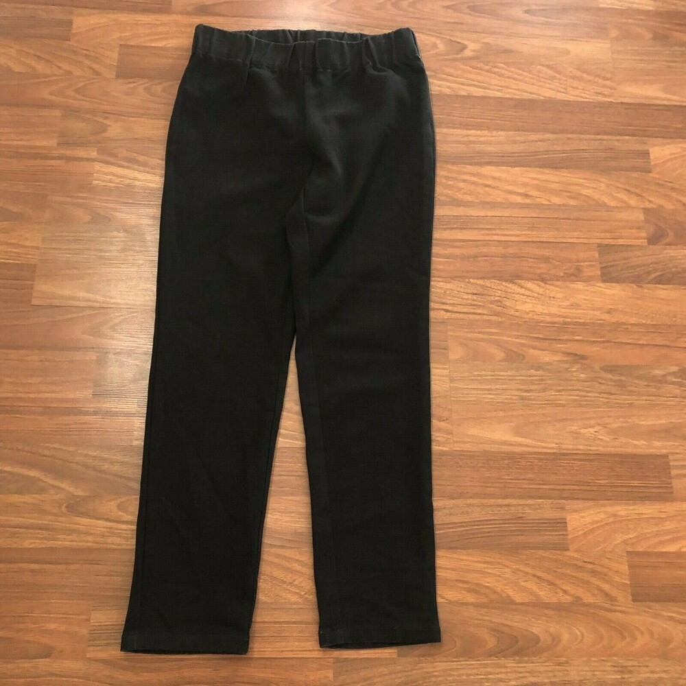 Soft Surroundings Metro Pull On Leggings Ankle Crop Pants Size SP Black New